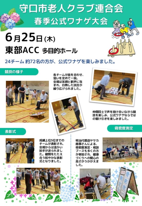 守口市老人クラブ連合会　春季公式ワナゲ大会